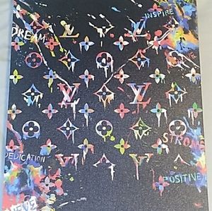 LV style canvas painting